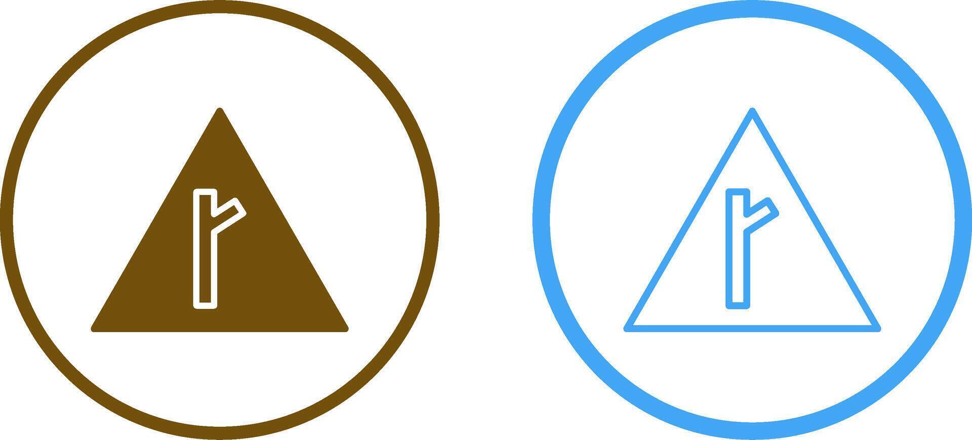 Road Sign Vector Icon
