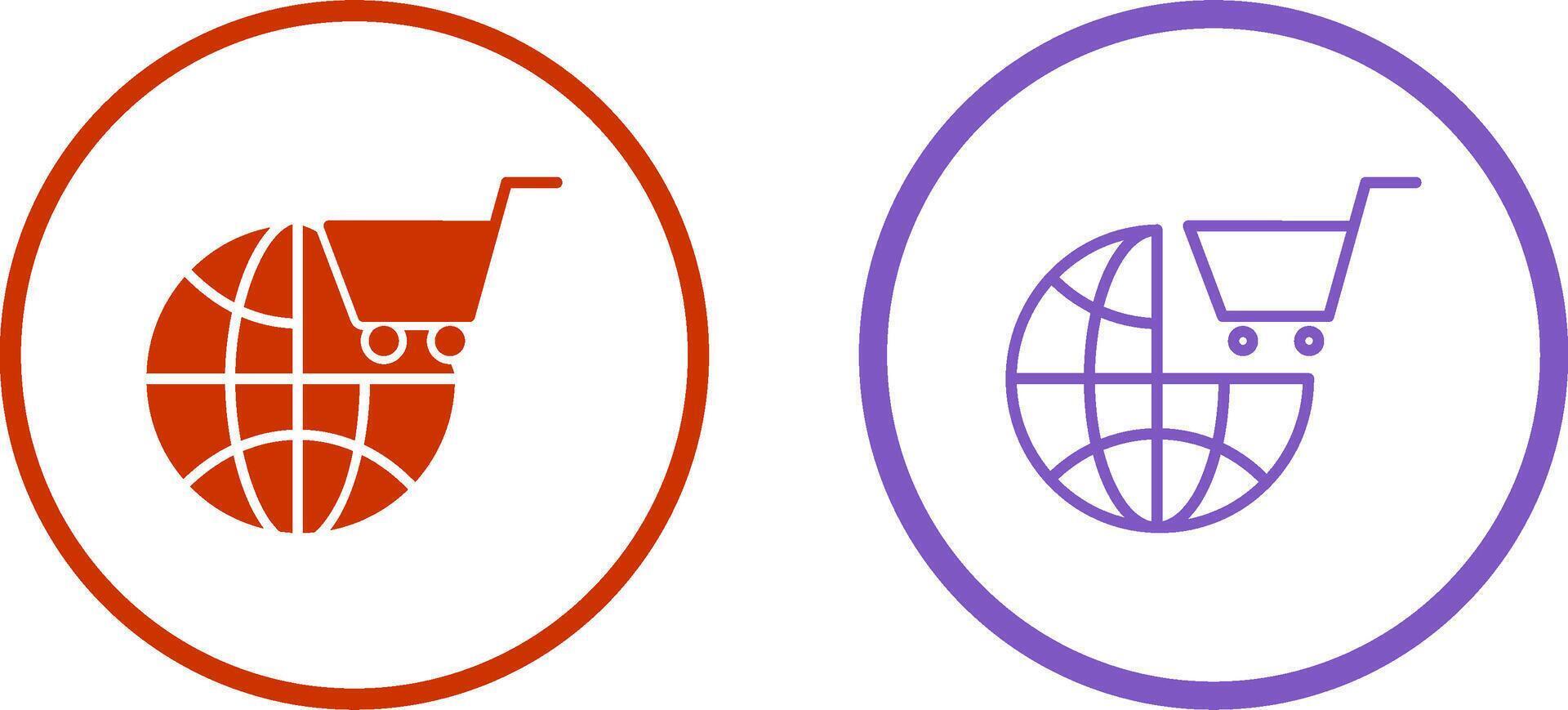 World Shopping Vector Icon
