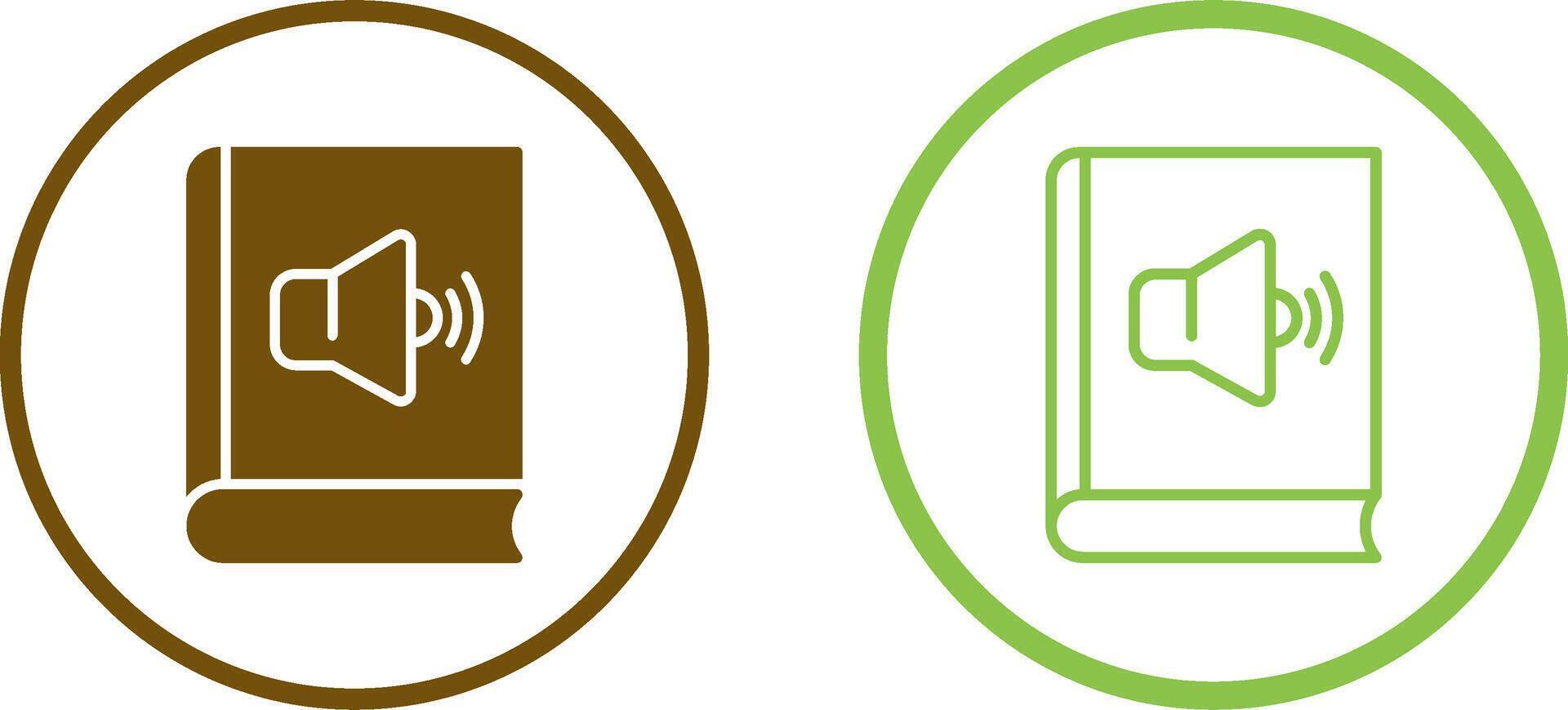 Audio Book Vector Icon