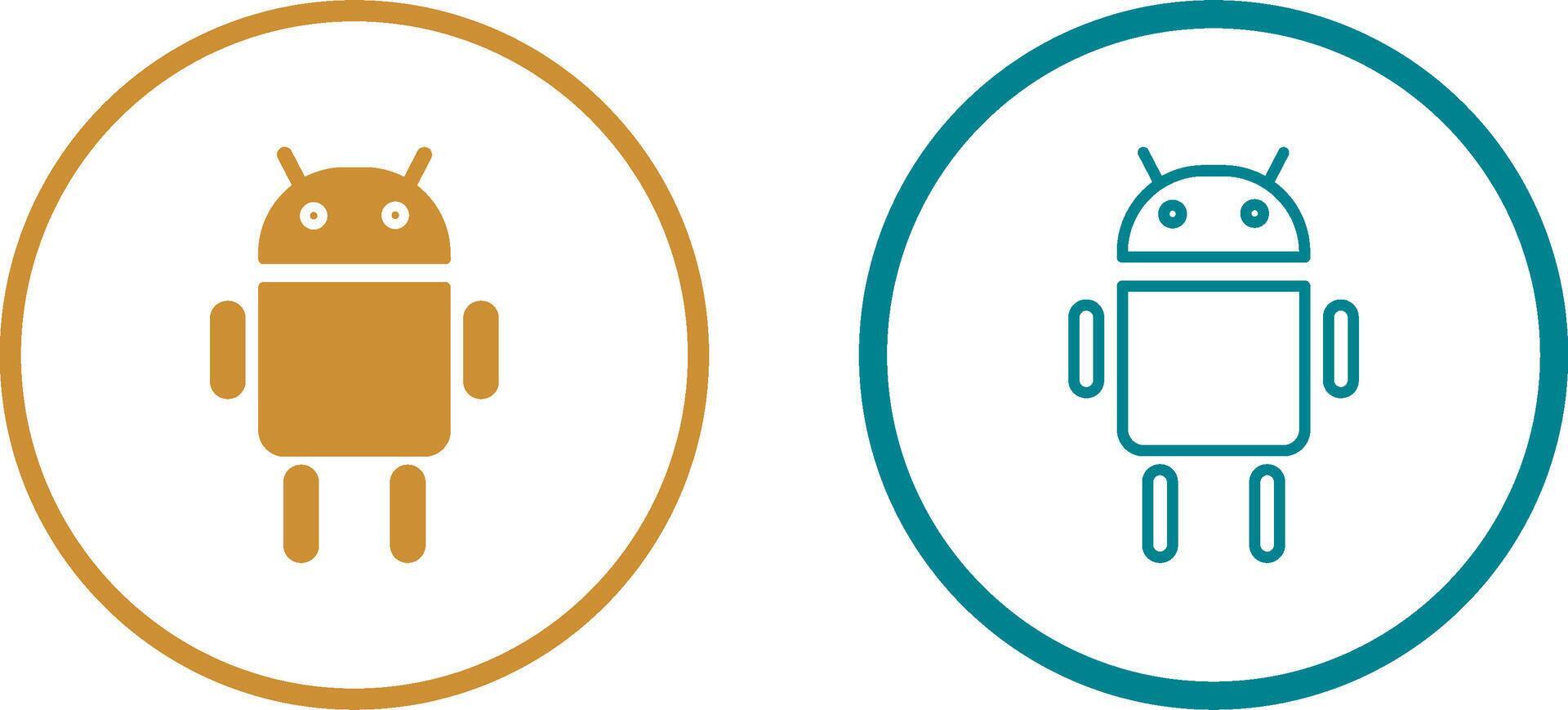 Android Vector Icon 42028836 Vector Art at Vecteezy