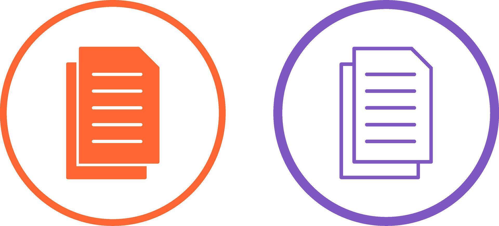 Document Vector Icon