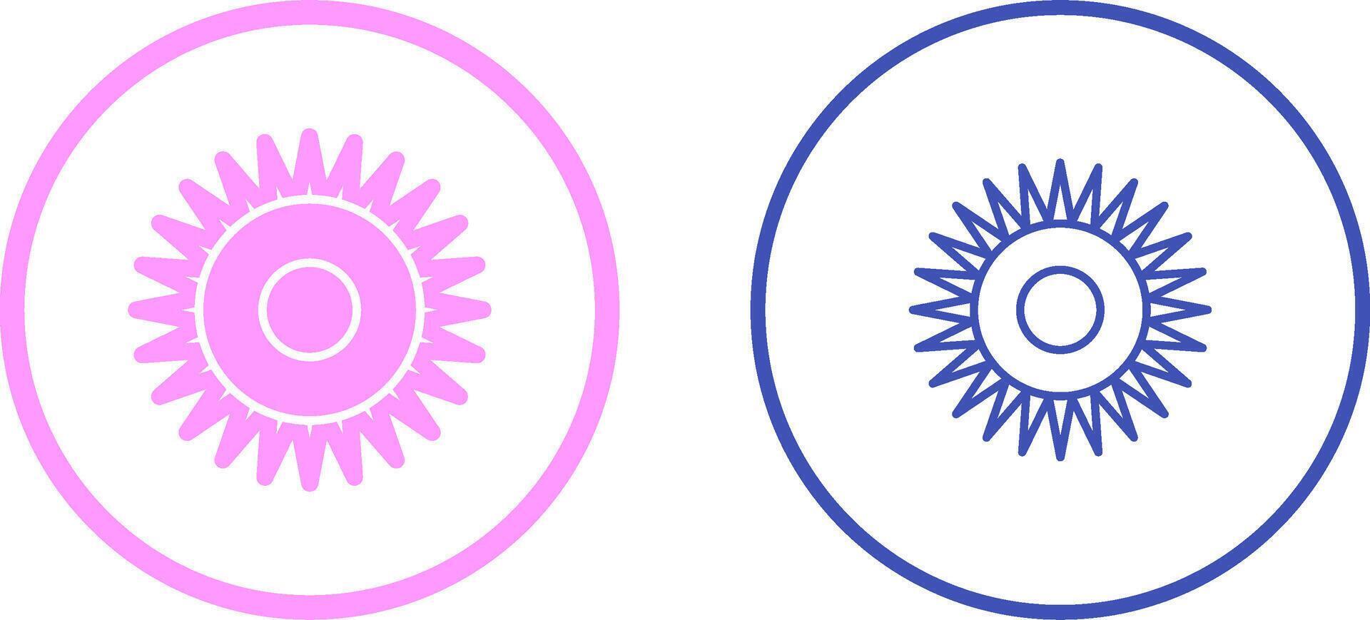 Optical Radiation Vector Icon