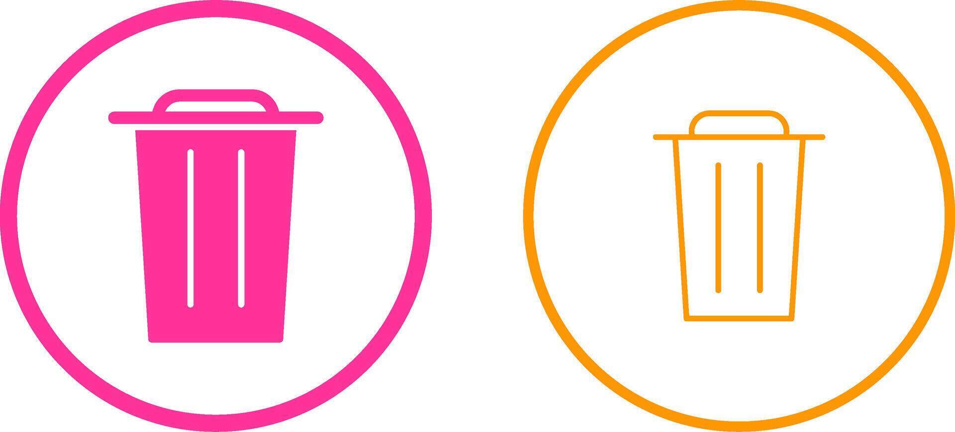 Garbage Vector Icon