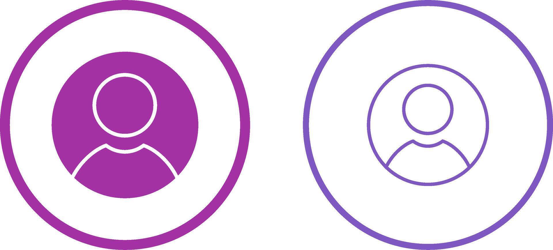 Male Profile Vector Icon