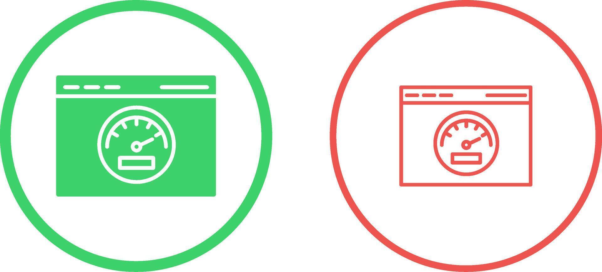 Page Speed Vector Icon