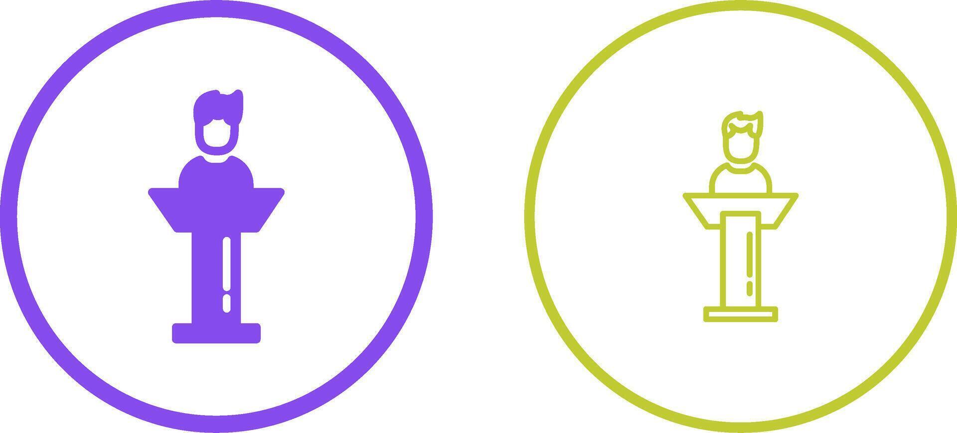 Elected Candidate Vector Icon