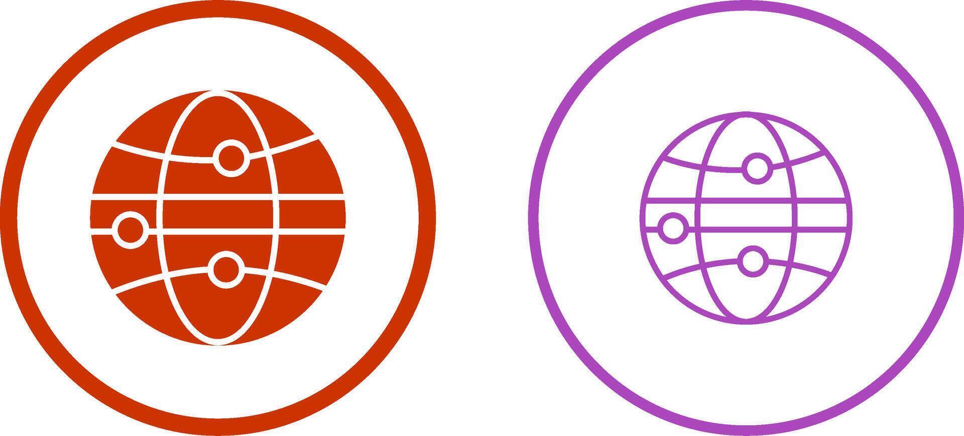 Globe III Vector Icon