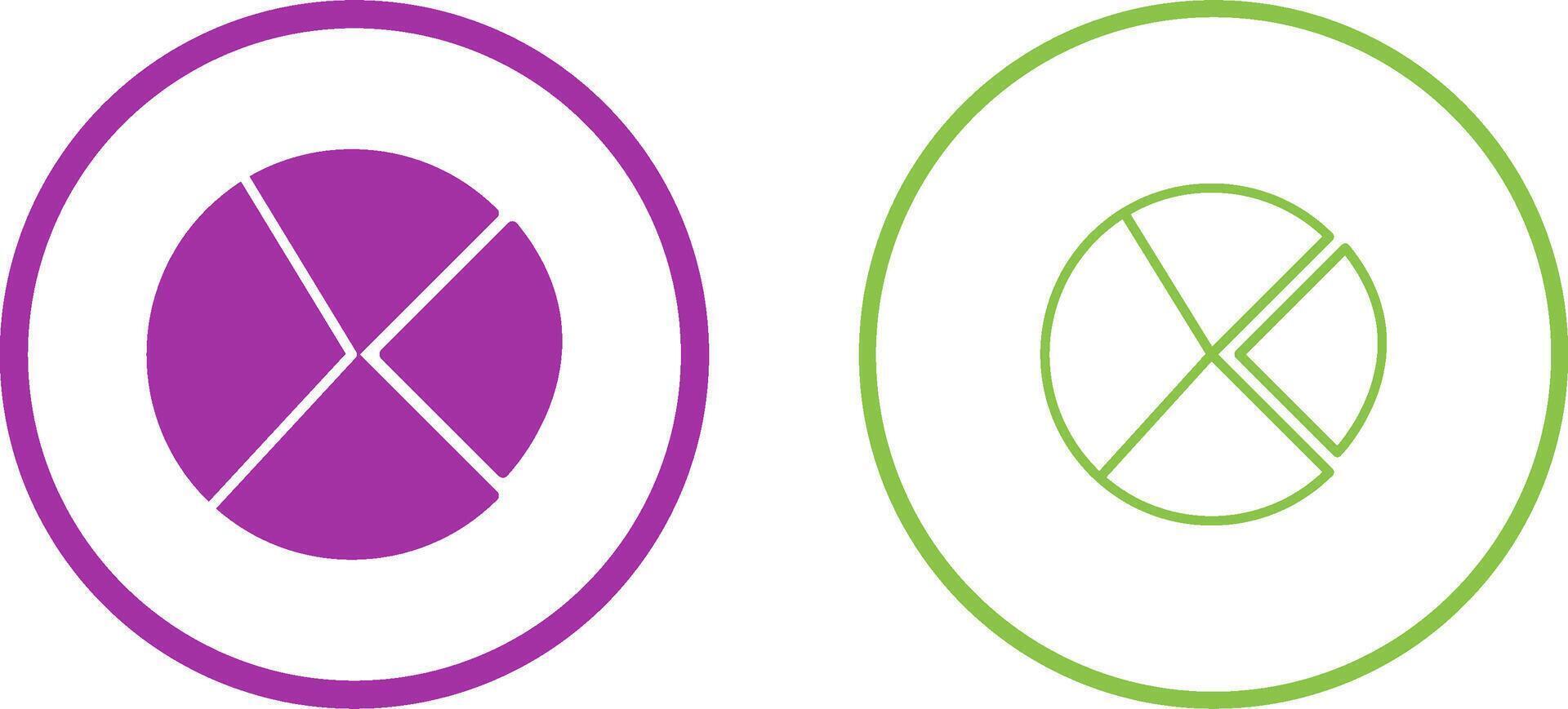 Pie Chart Vector Icon
