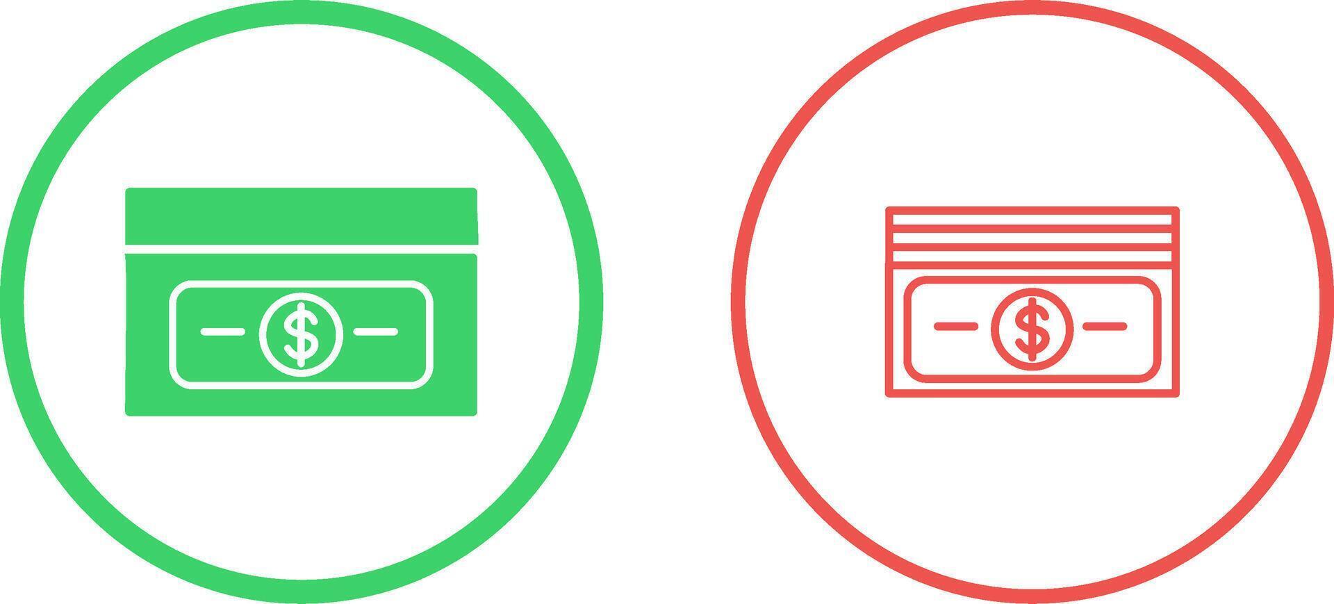 Pack of Bills Vector Icon