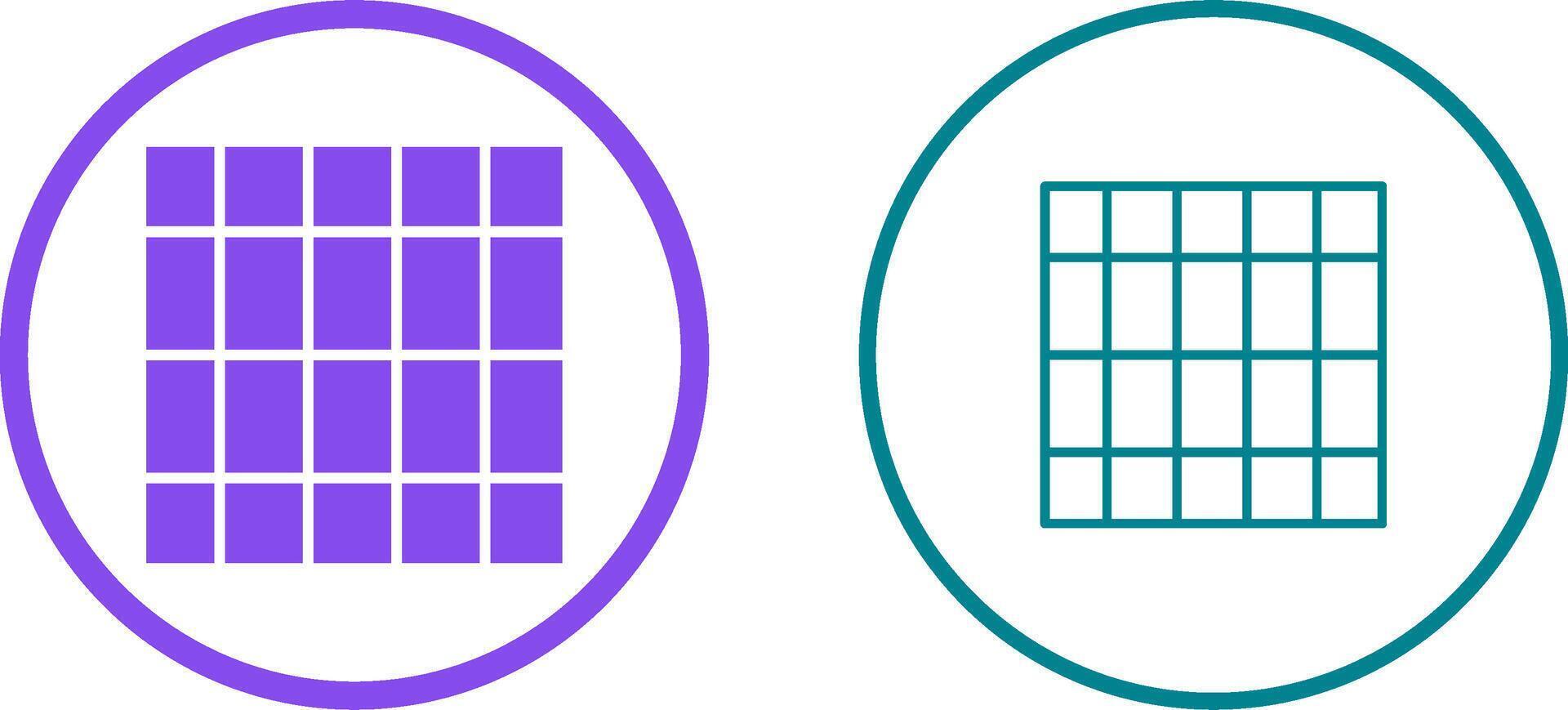 Table of Rates Vector Icon
