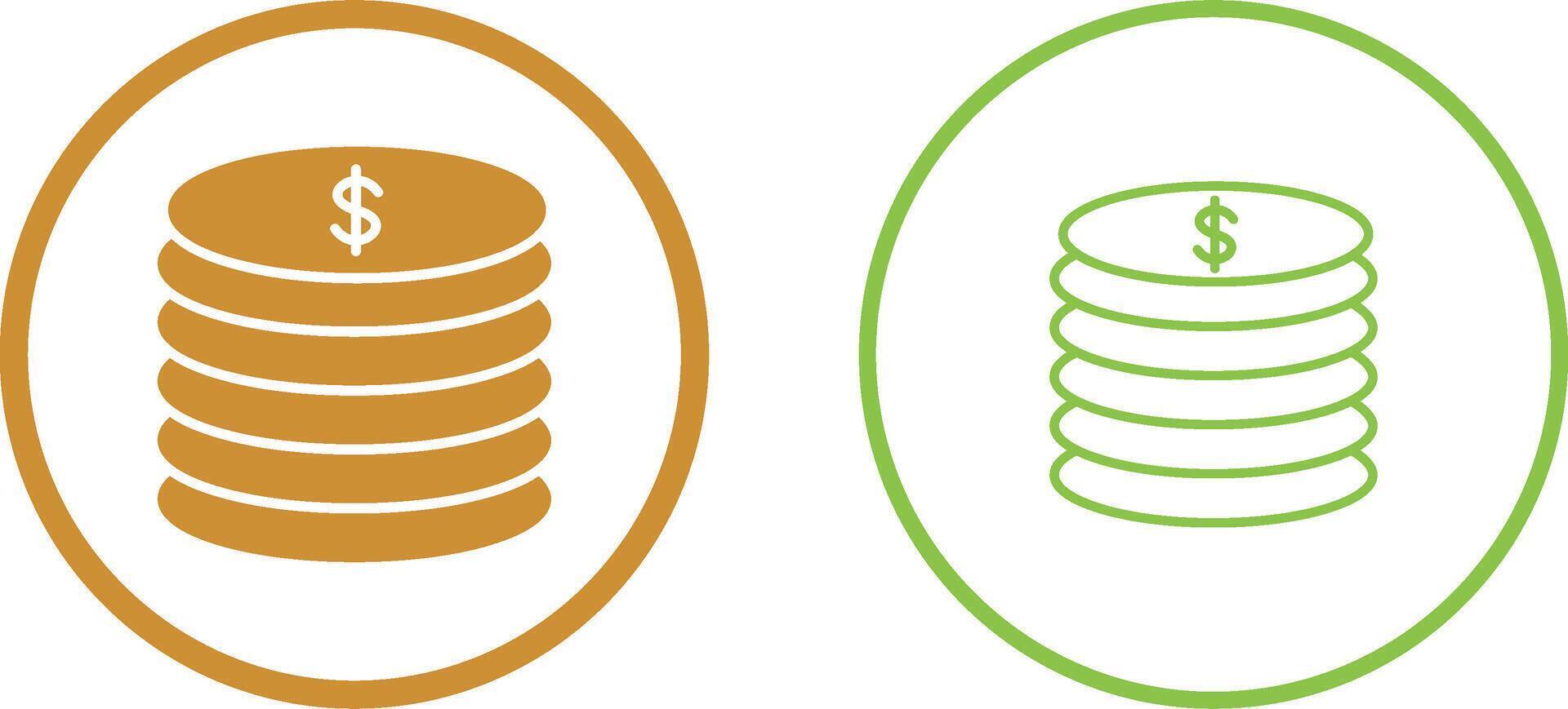 Stack of Coins Vector Icon