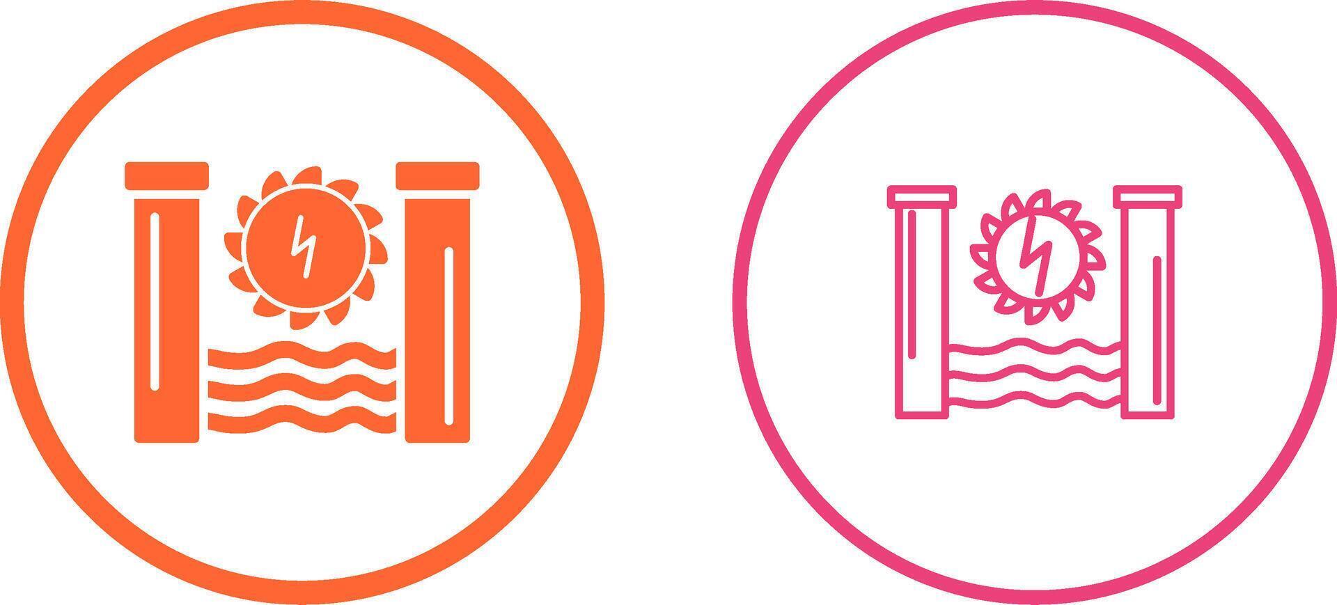 Hydro Power Vector Icon