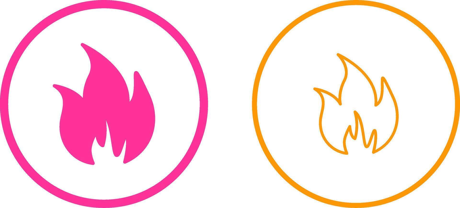 Flame Vector Icon