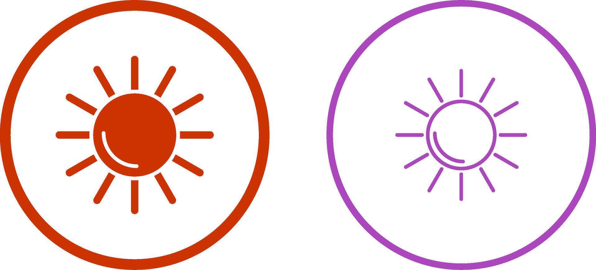 Sun Vector Icon