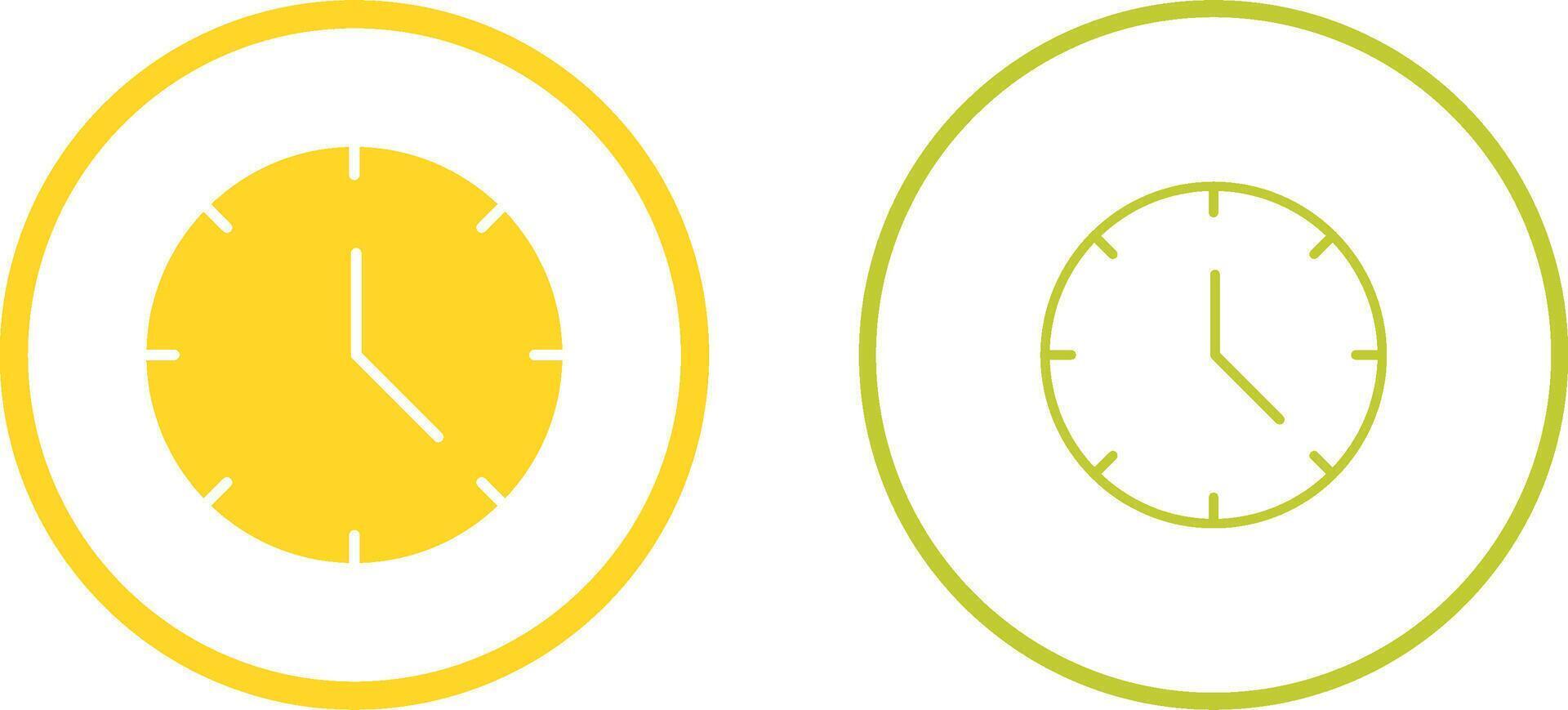 Clock Vector Icon