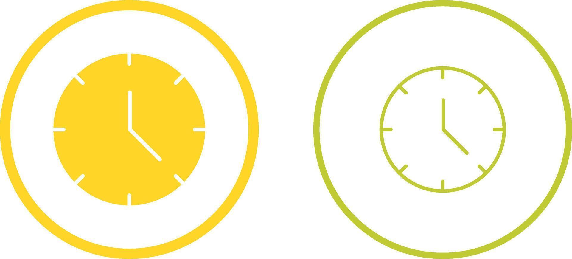 icono de vector de reloj