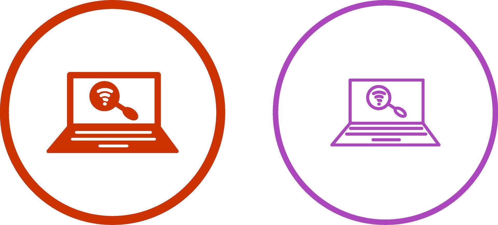 Find on Internet Vector Icon