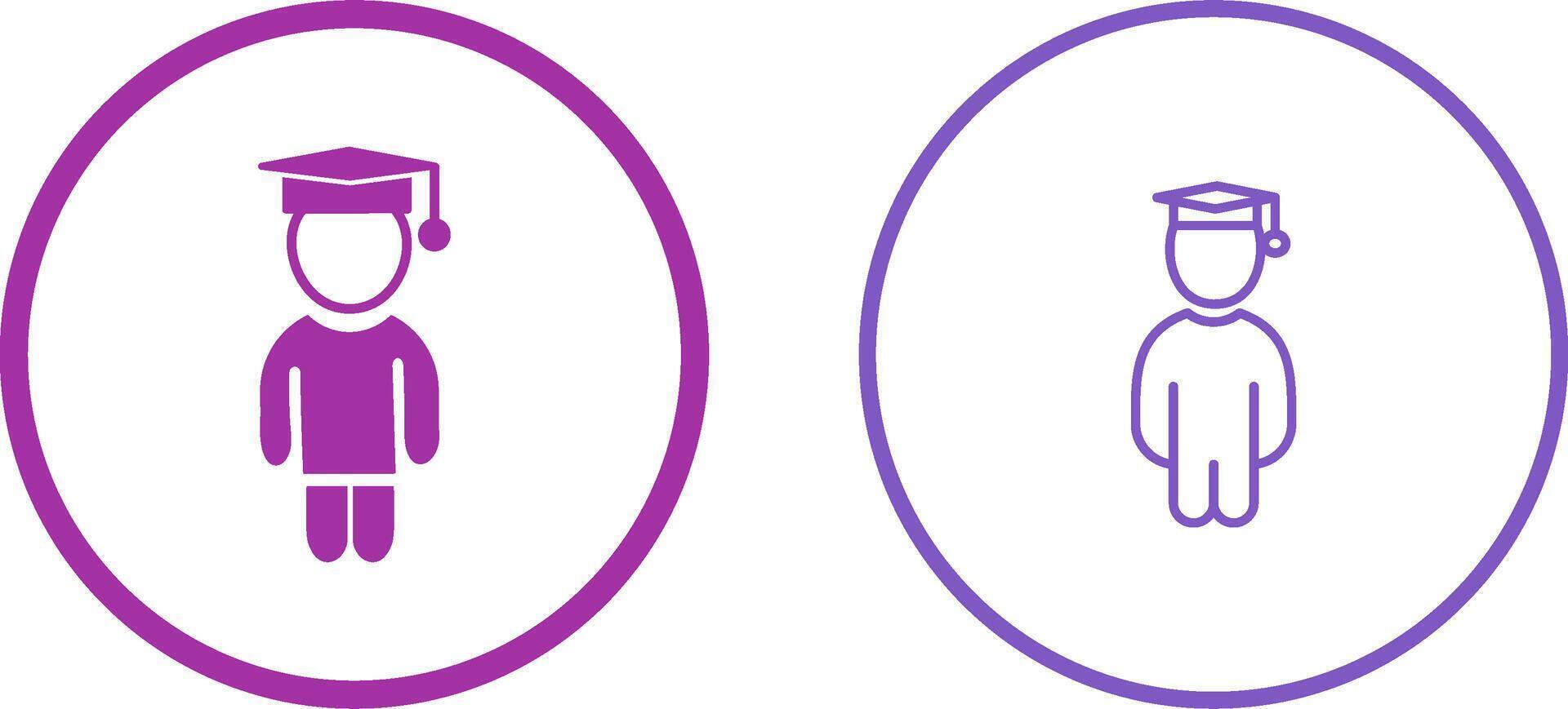 Student Standing Vector Icon