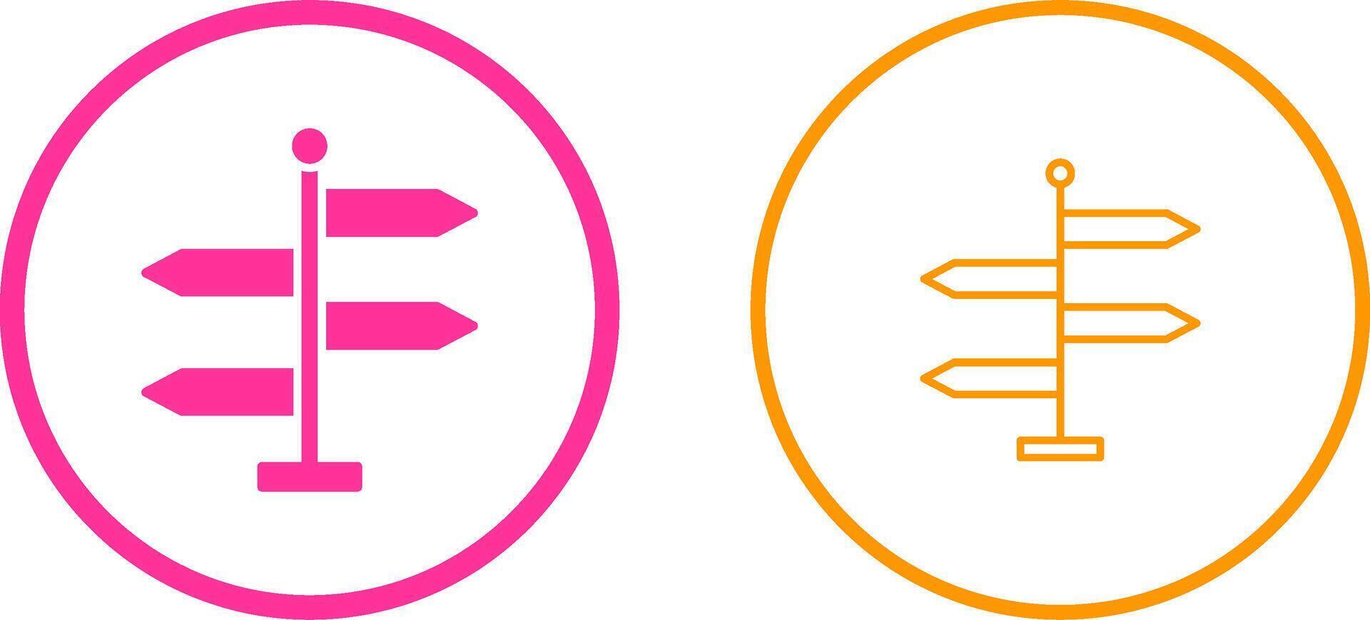 Directions Vector Icon