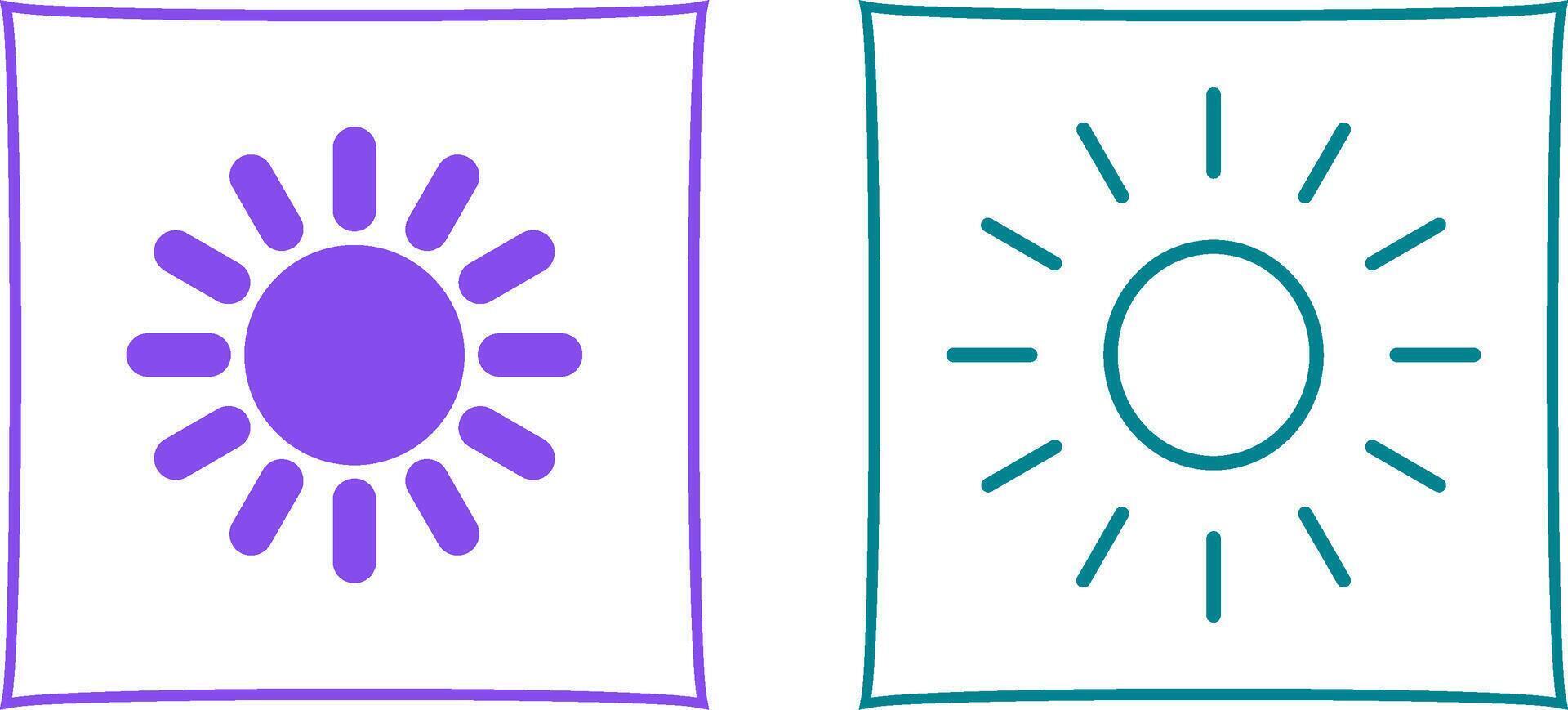 Sun Vector Icon