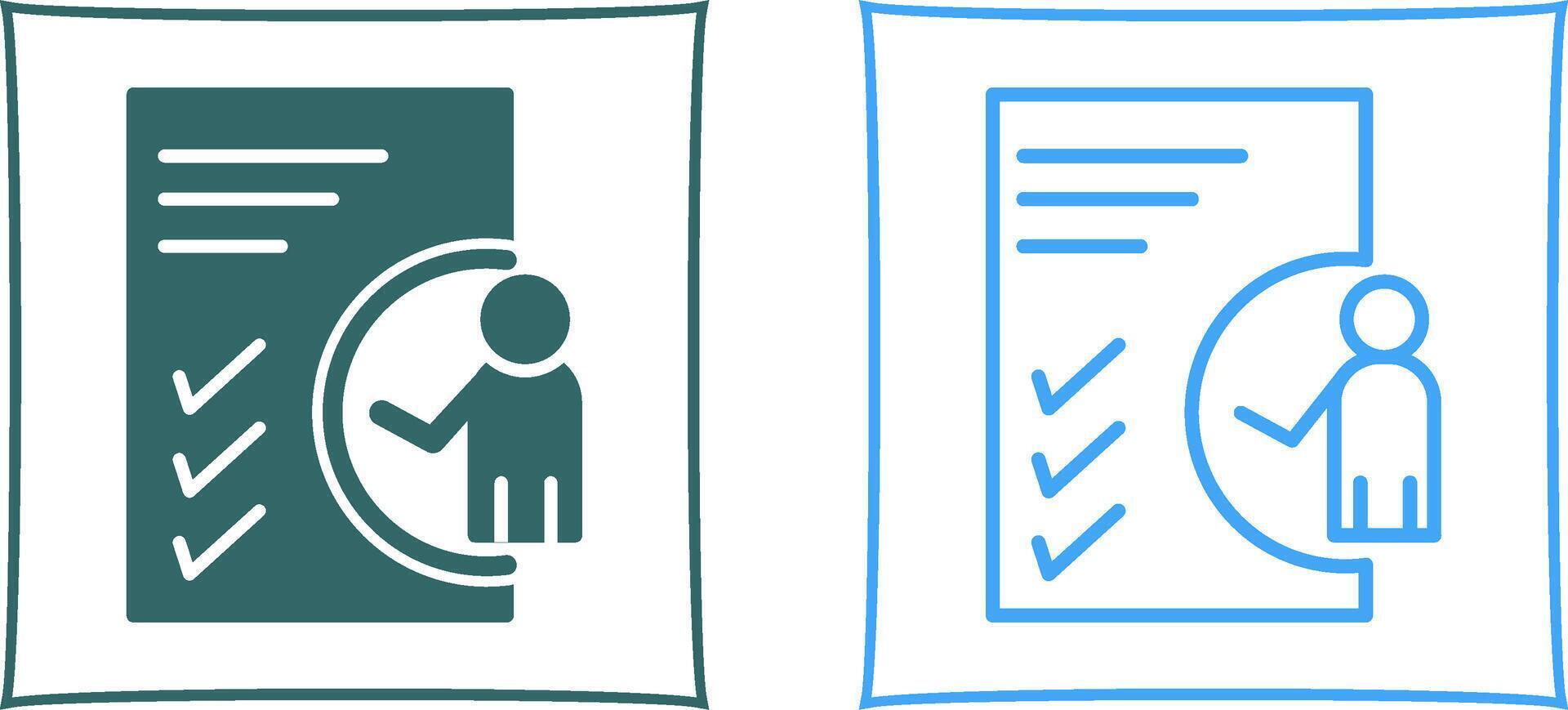 Checklist Vector Icon