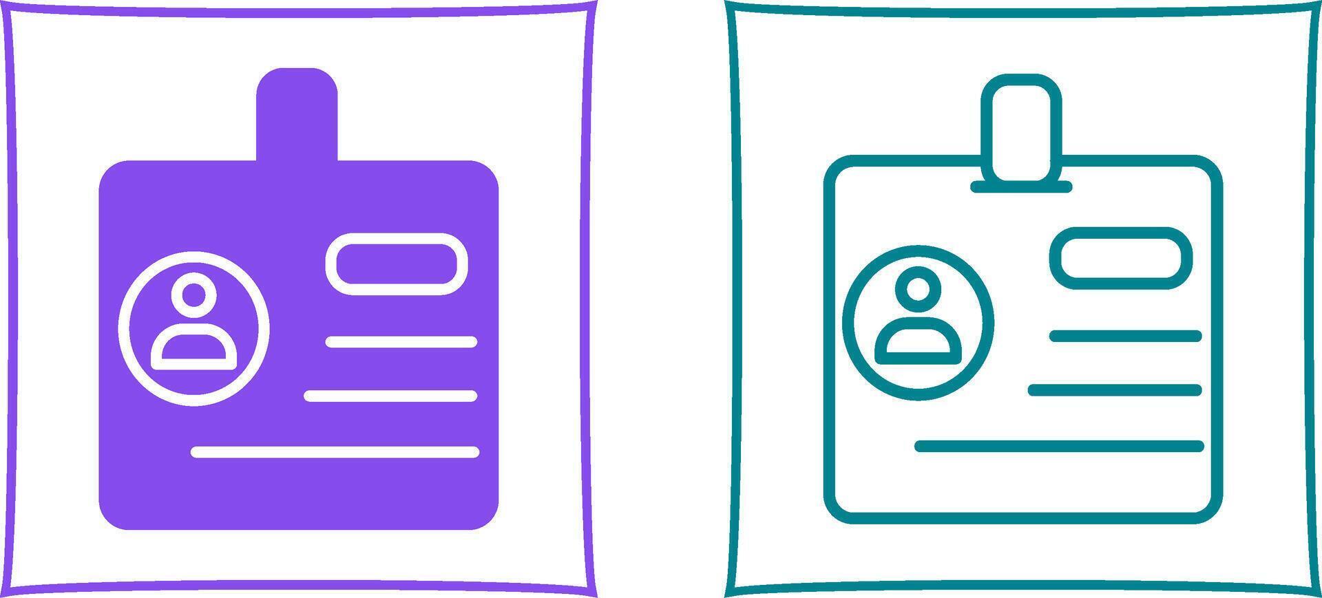 Identification Vector Icon