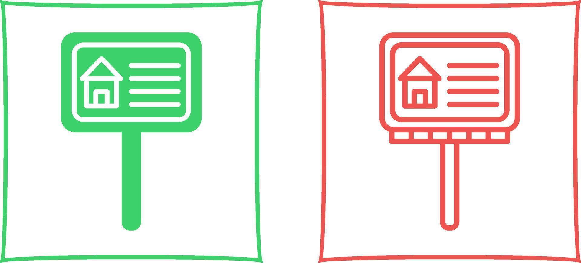 Billboard Vector Icon