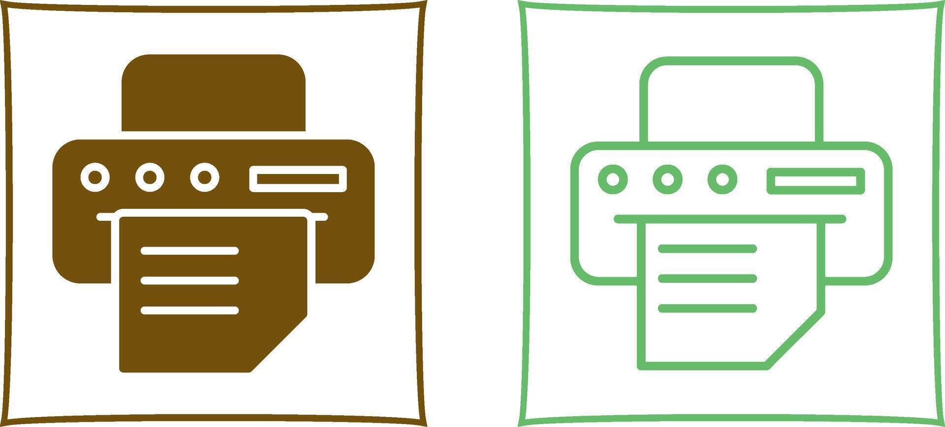 Printer Vector Icon