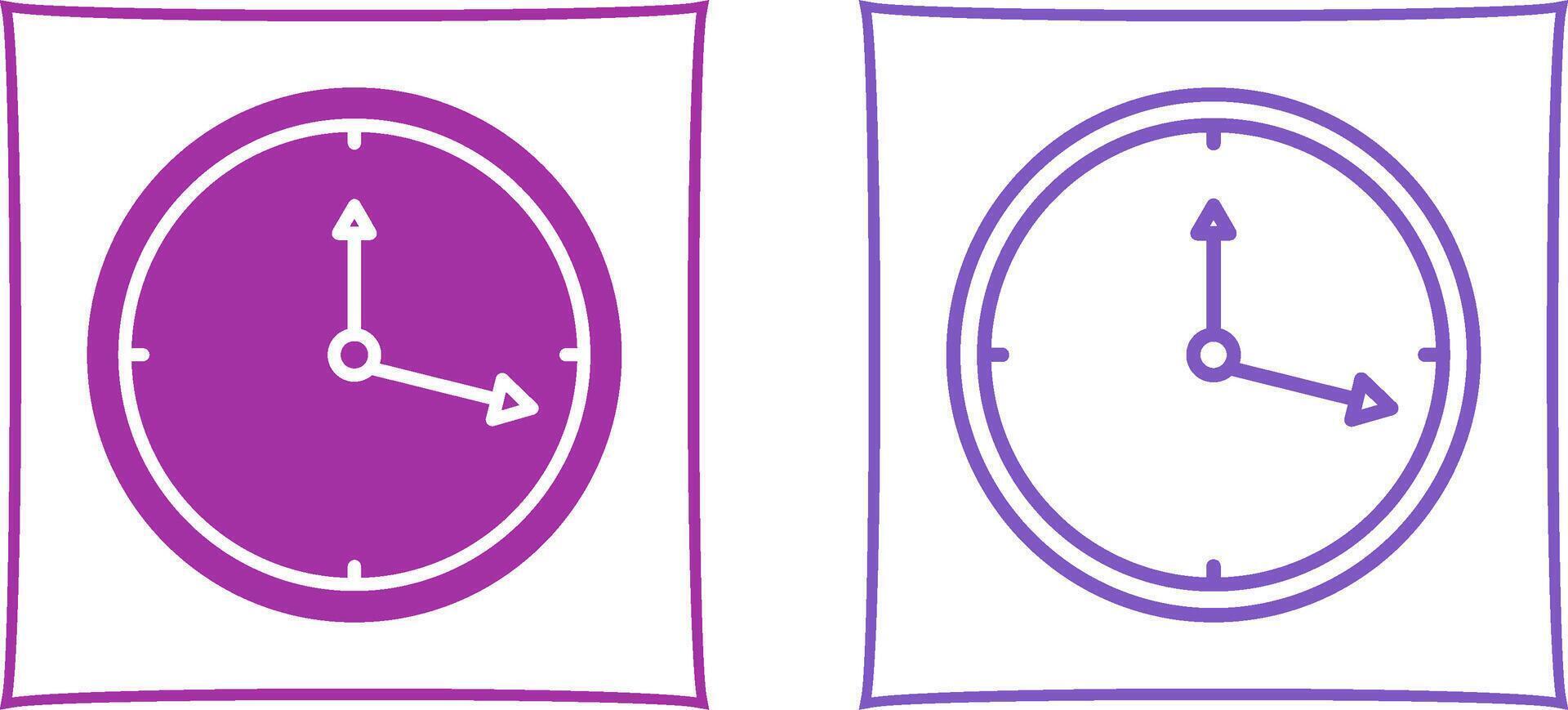 Clock Vector Icon
