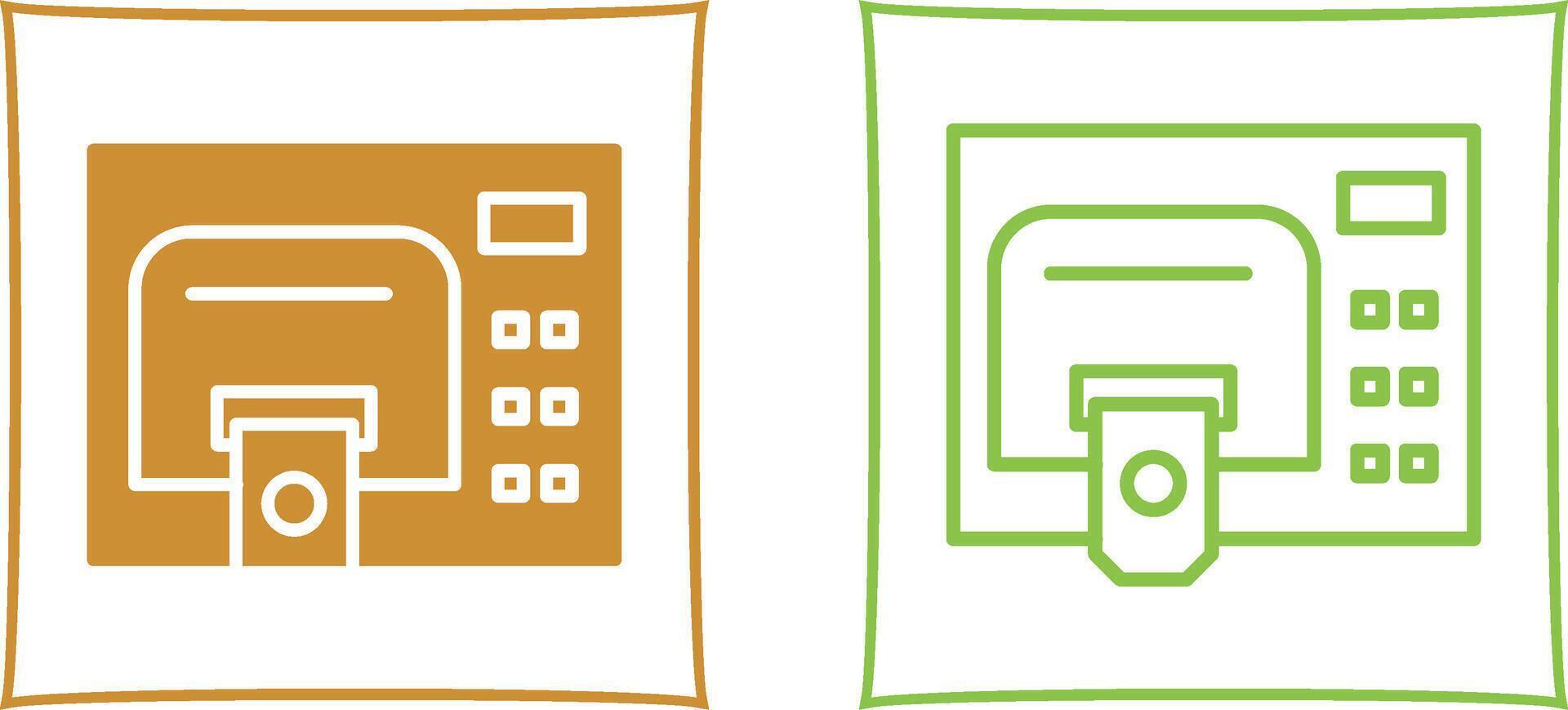 ATM Service Vector Icon