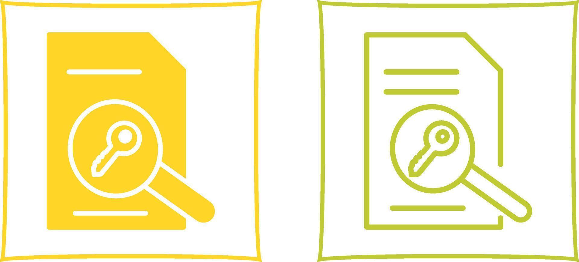 Keywording Vector Icon