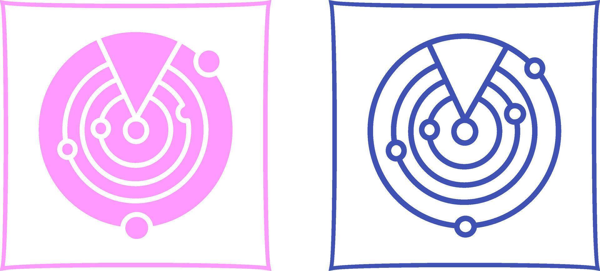 Radar Screen Vector Icon