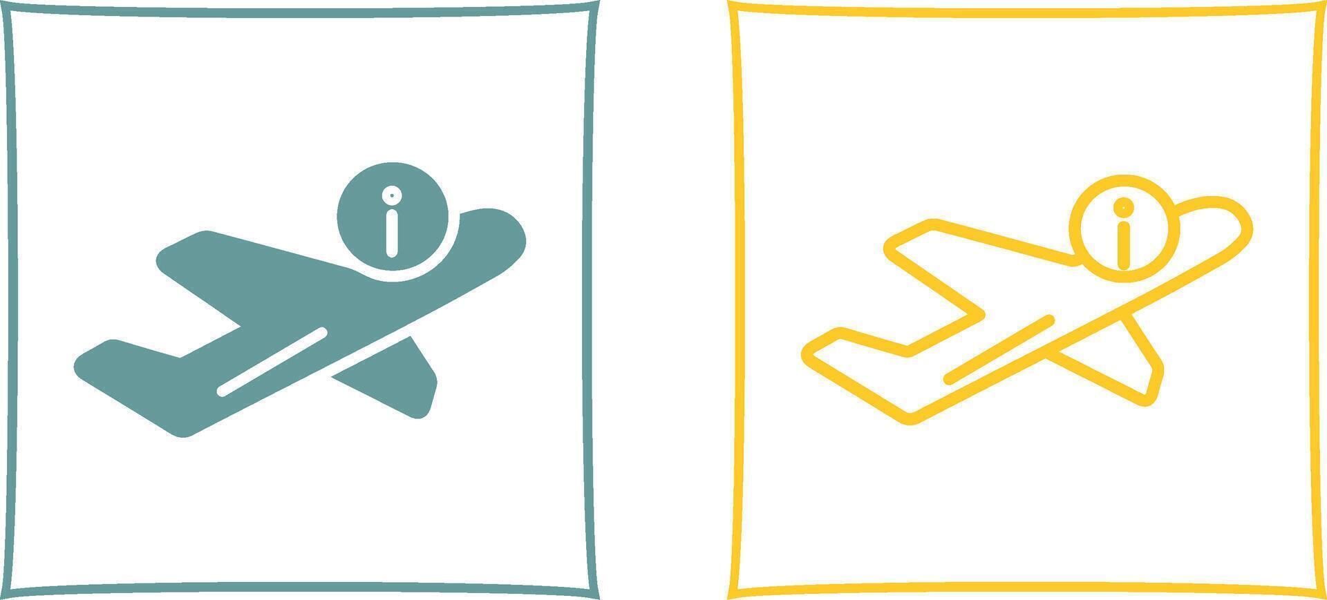 Flight Information Vector Icon