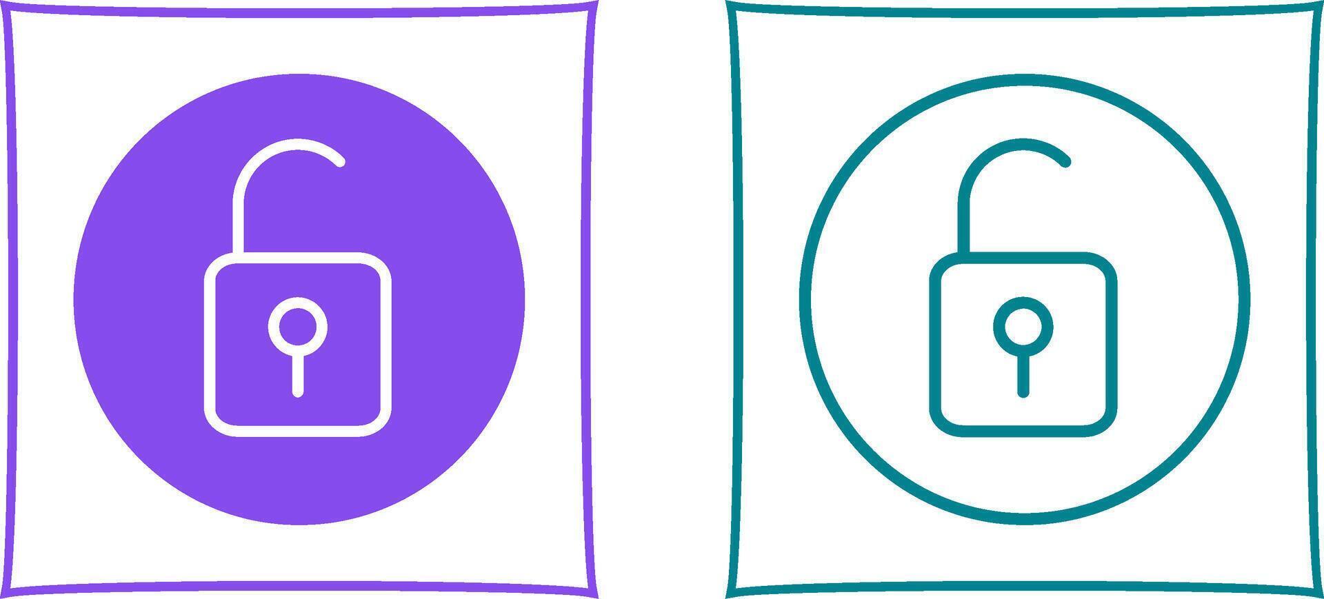 Open Lock Vector Icon