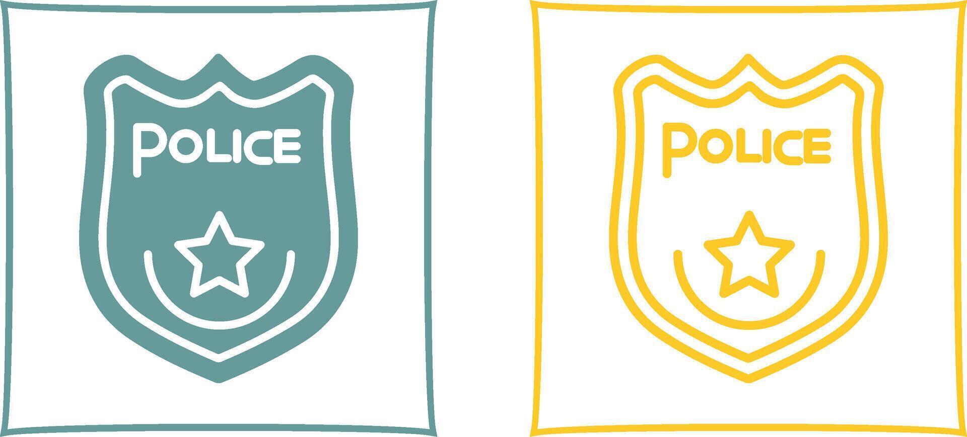 Police Badge Vector Icon