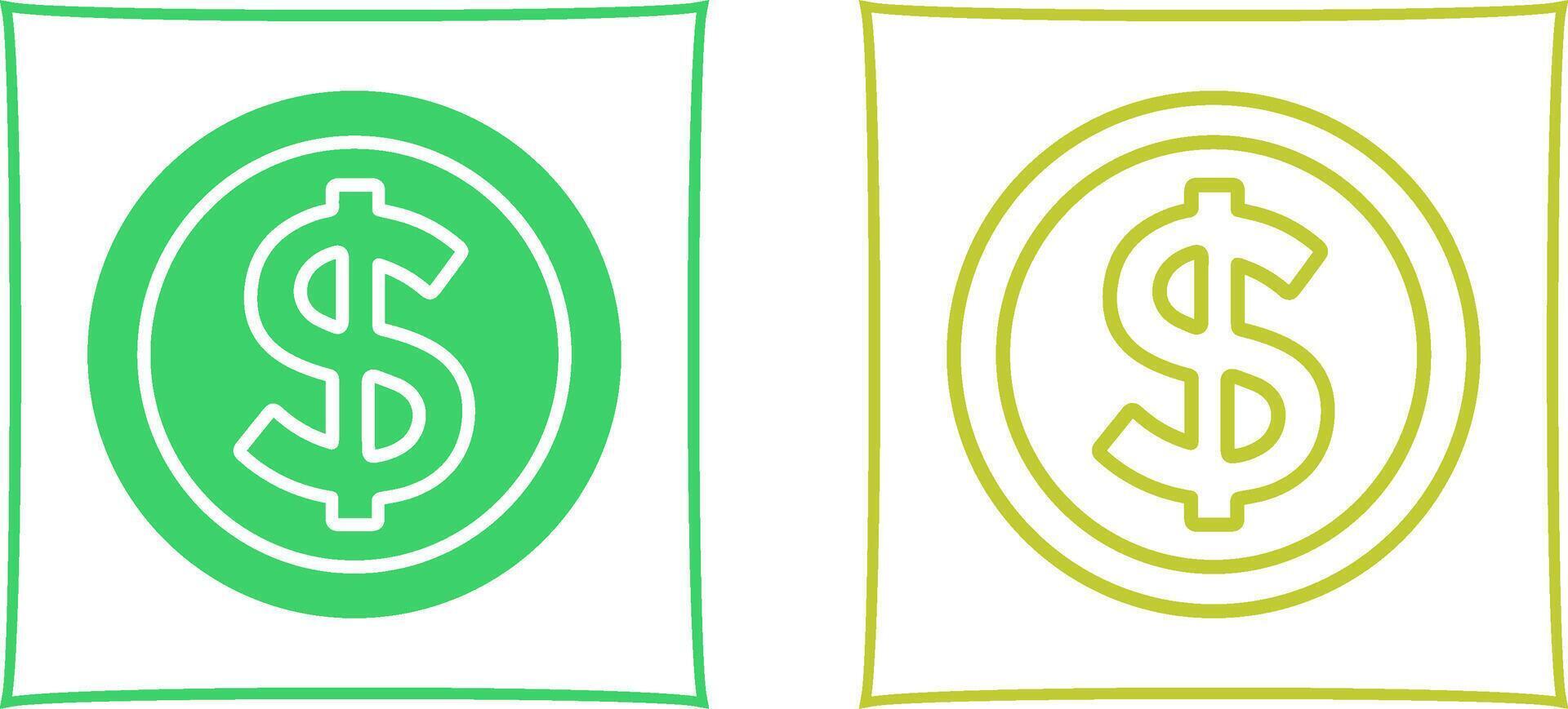 Dollar Symbol Vector Icon