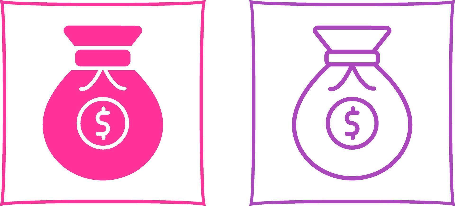Money Bags Vector Icon