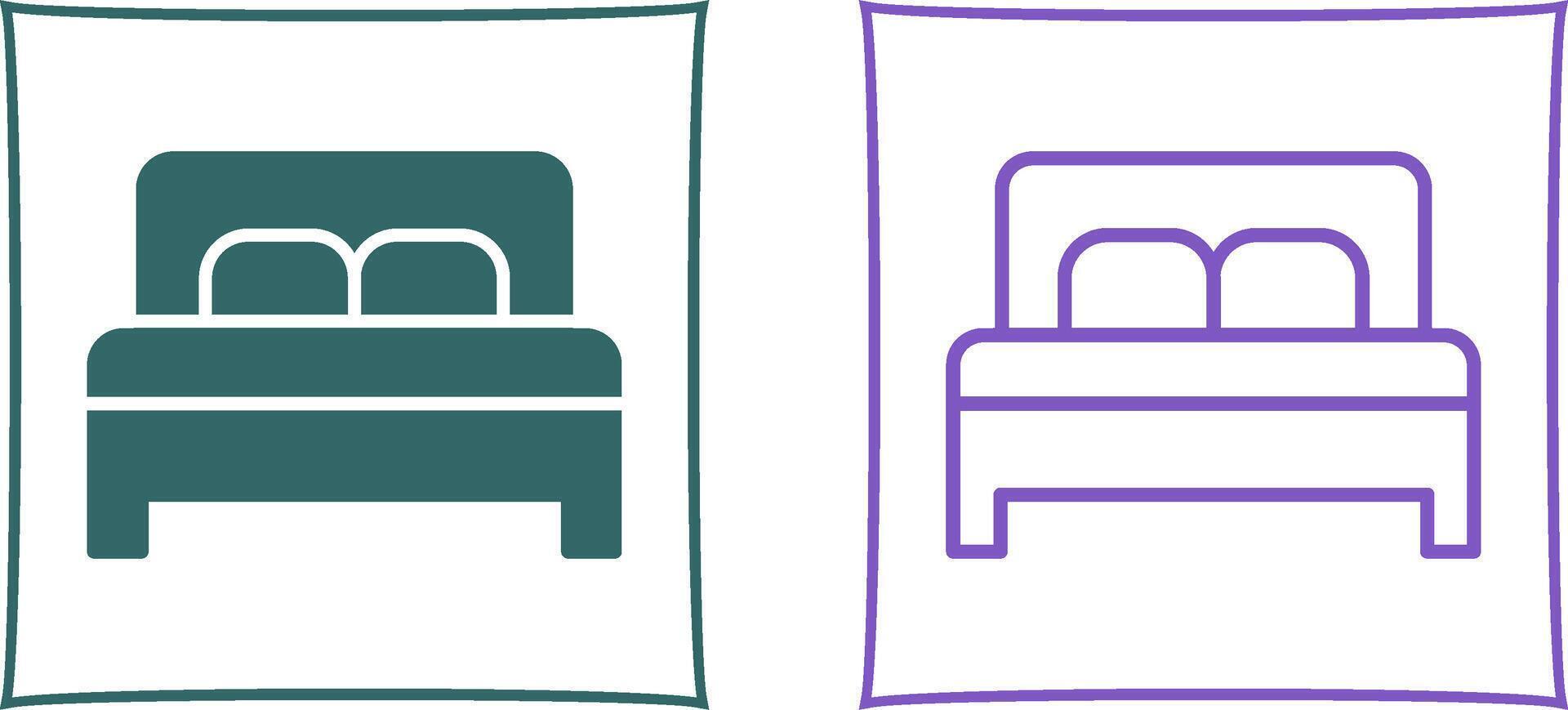 Double Bed II Vector Icon