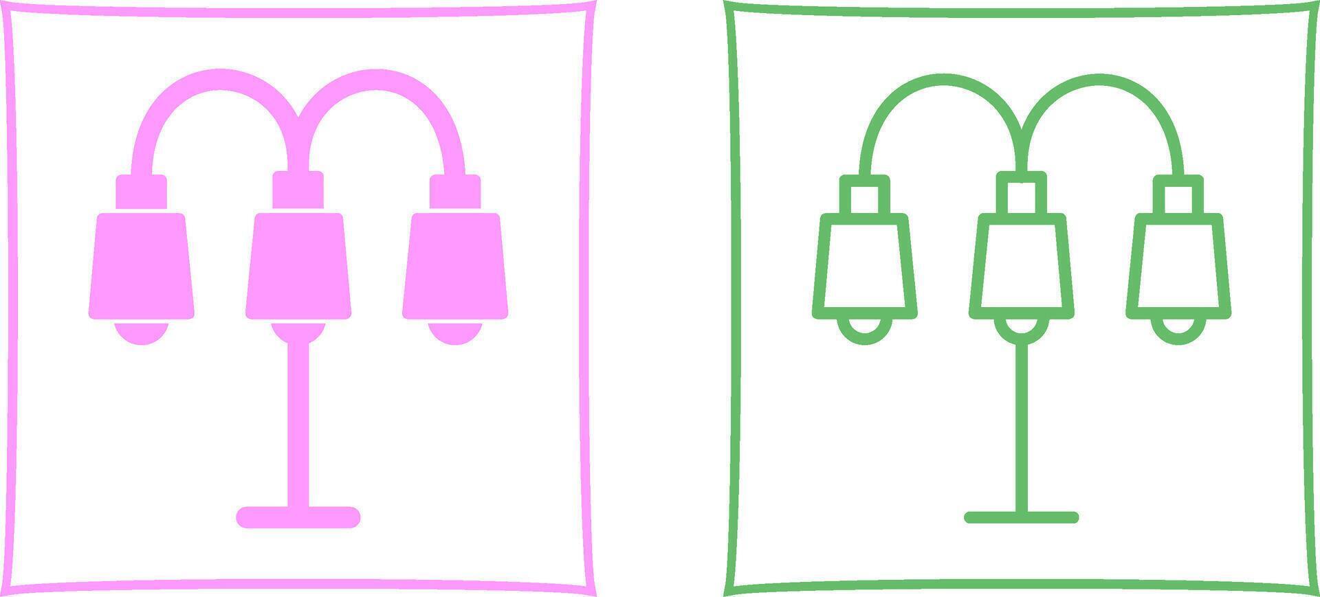 Lamp with stand Vector Icon