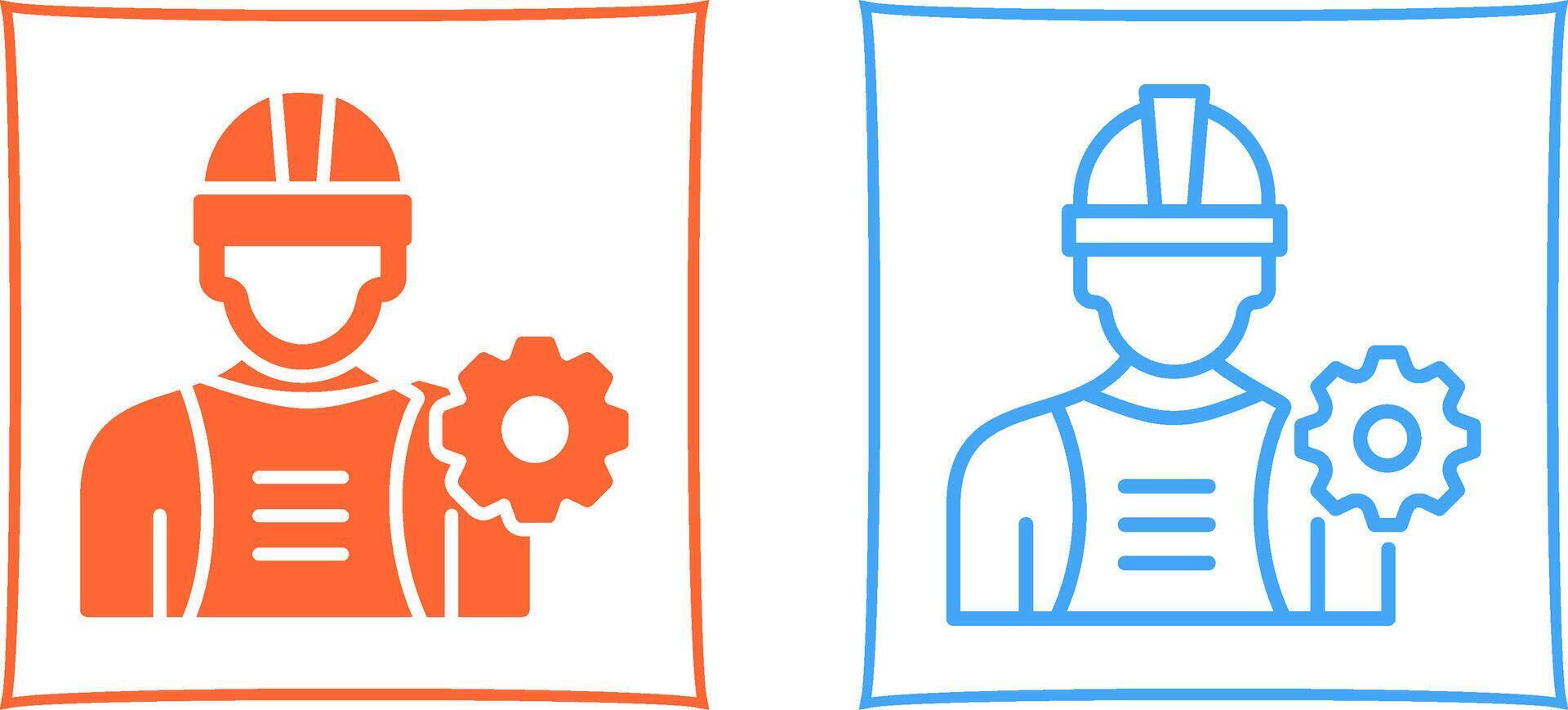 Industry Worker Vector Icon