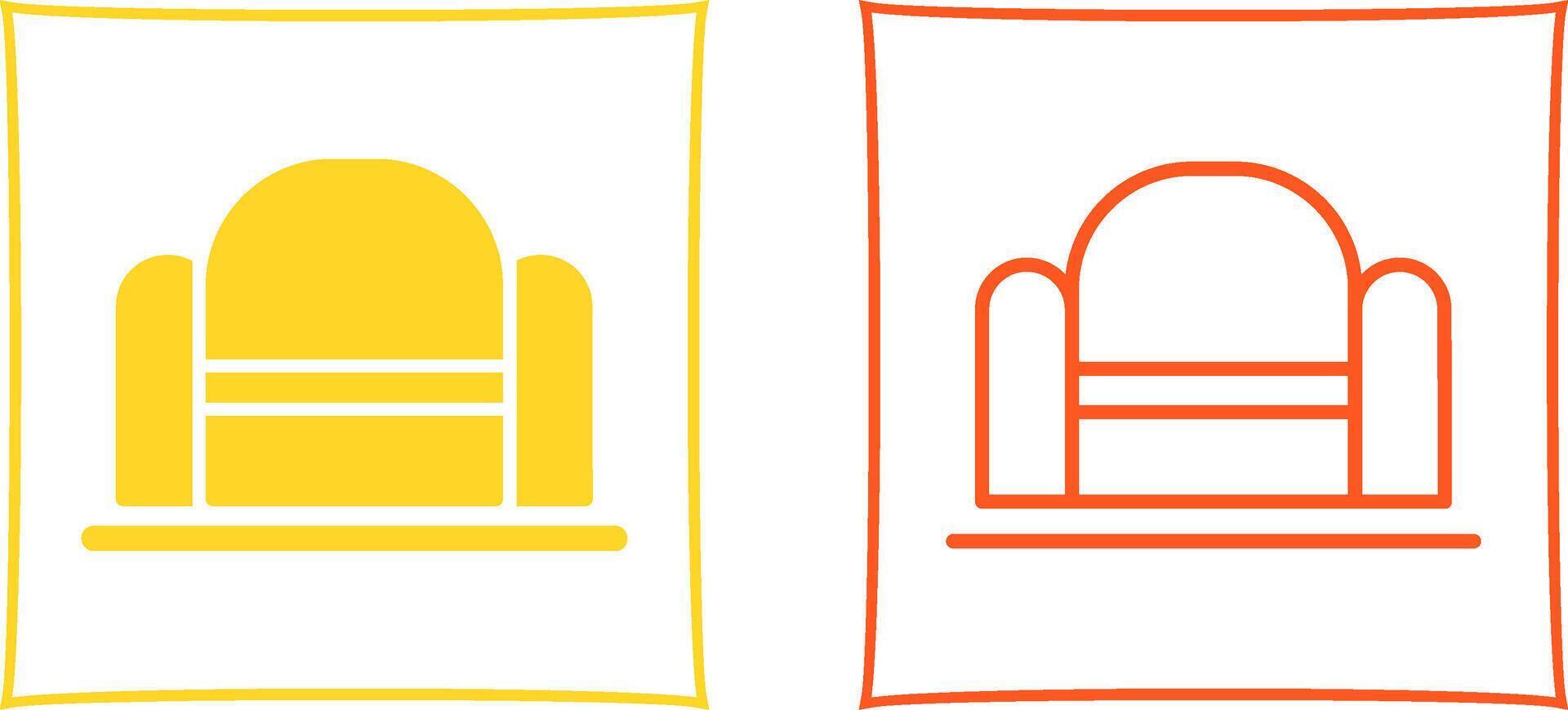 Bedroom Chair Vector Icon