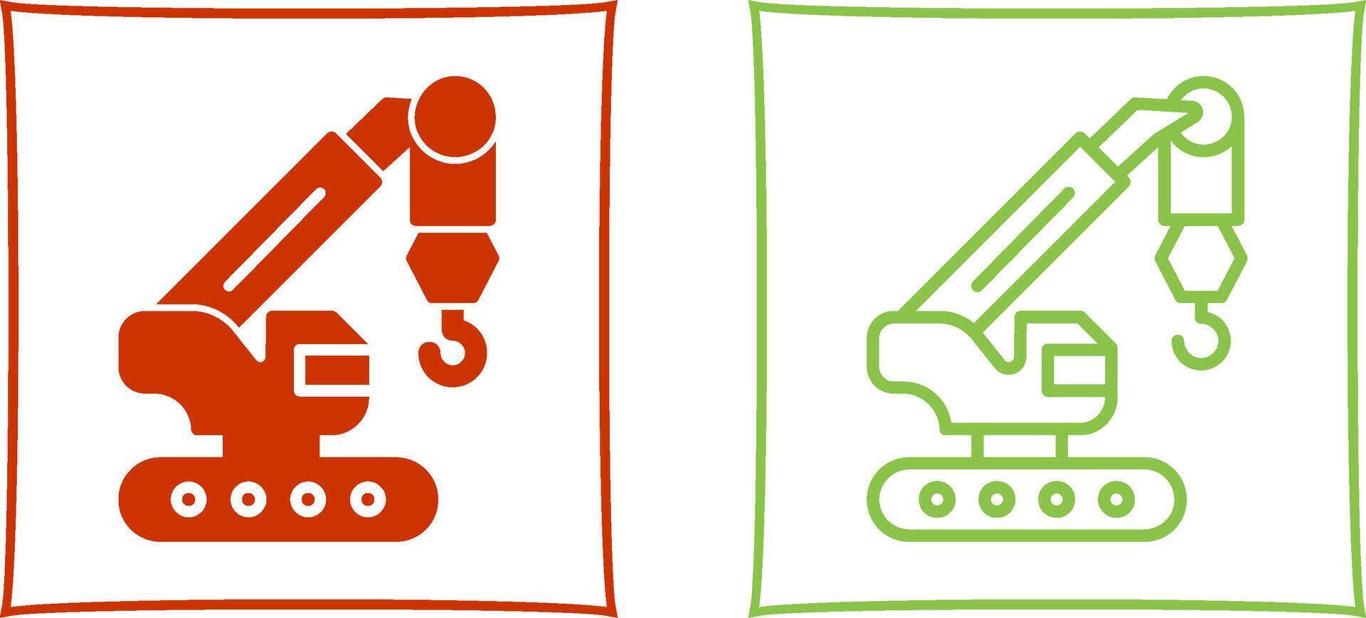 Harbor Crane Vector Icon