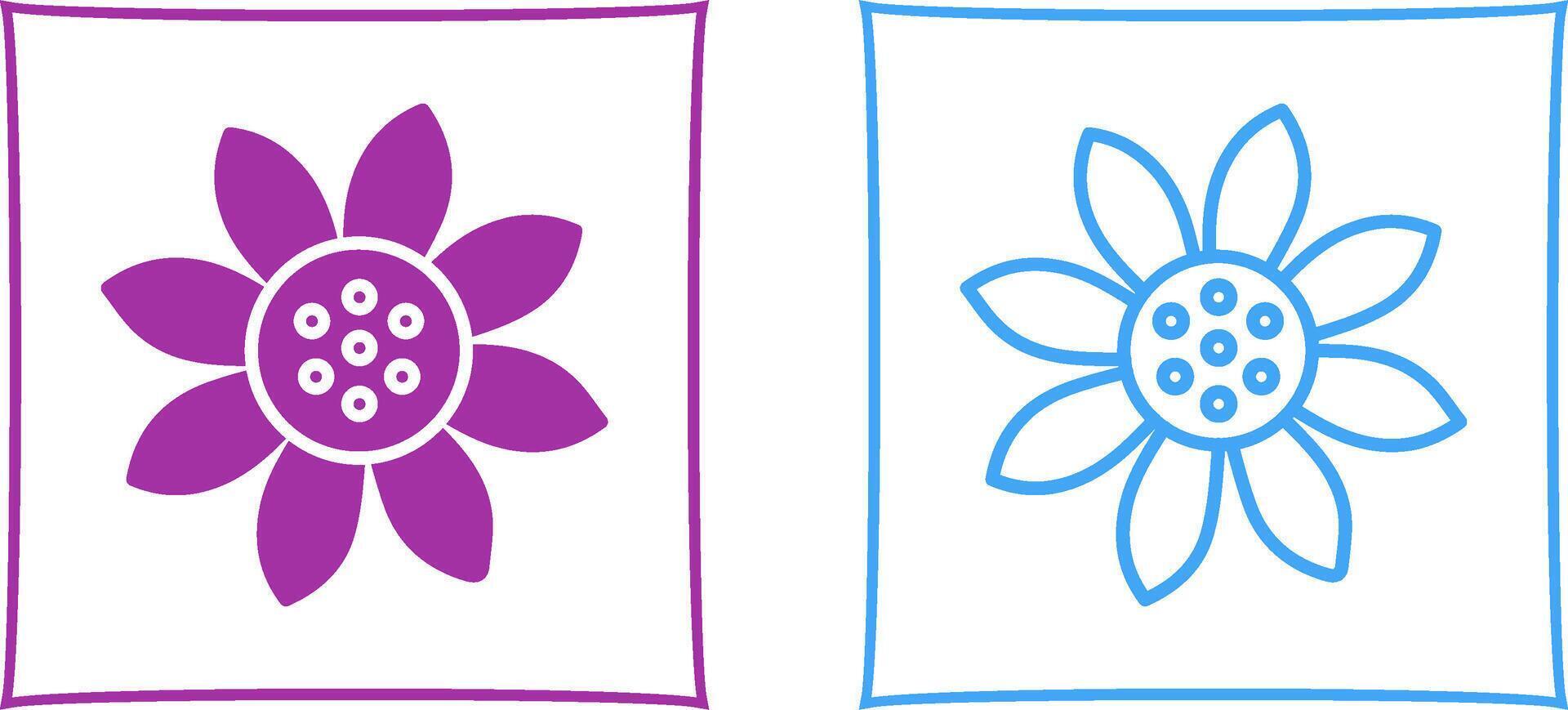 Sunflower Vector Icon