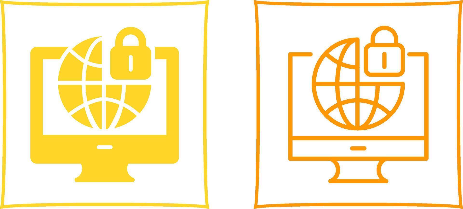 Internet Security Vector Icon