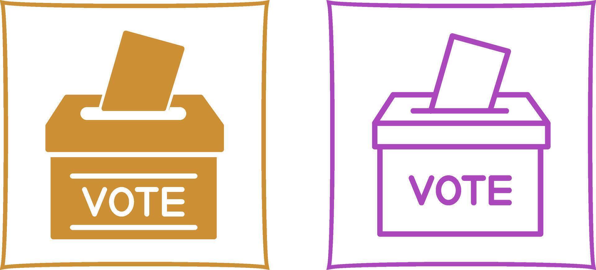 Ballot Vector Icon