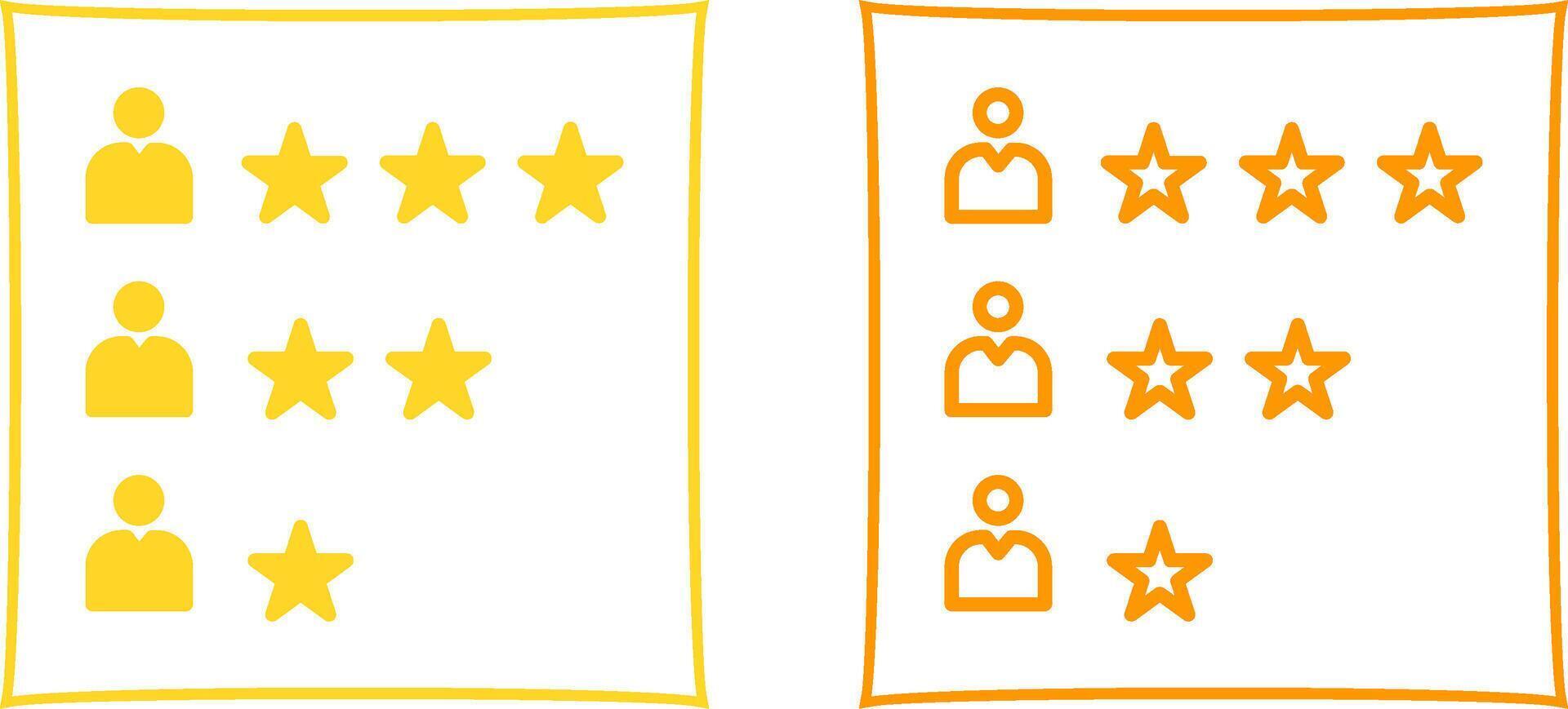 Rating Vector Icon