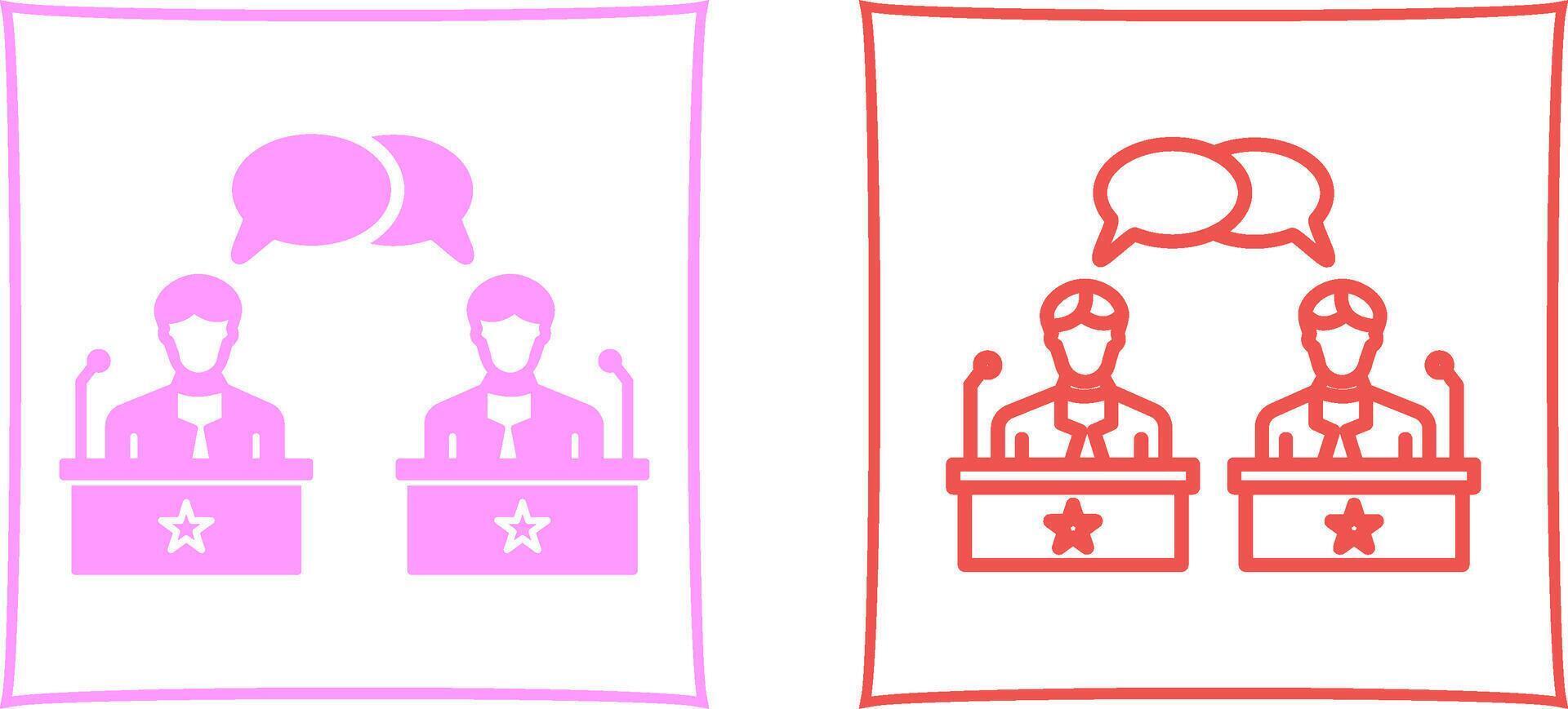 Debate Vector Icon