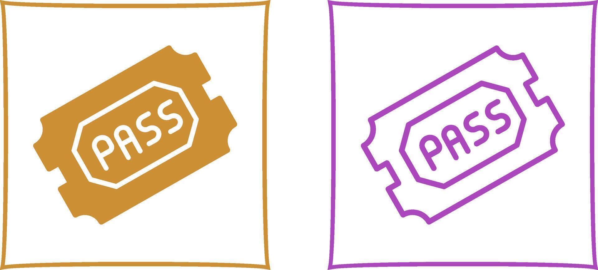 Passes Vector Icon
