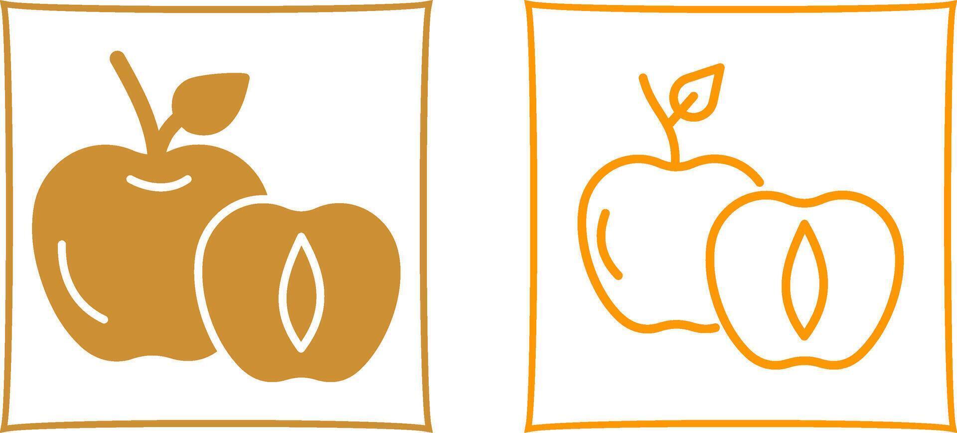 Apricot Vector Icon