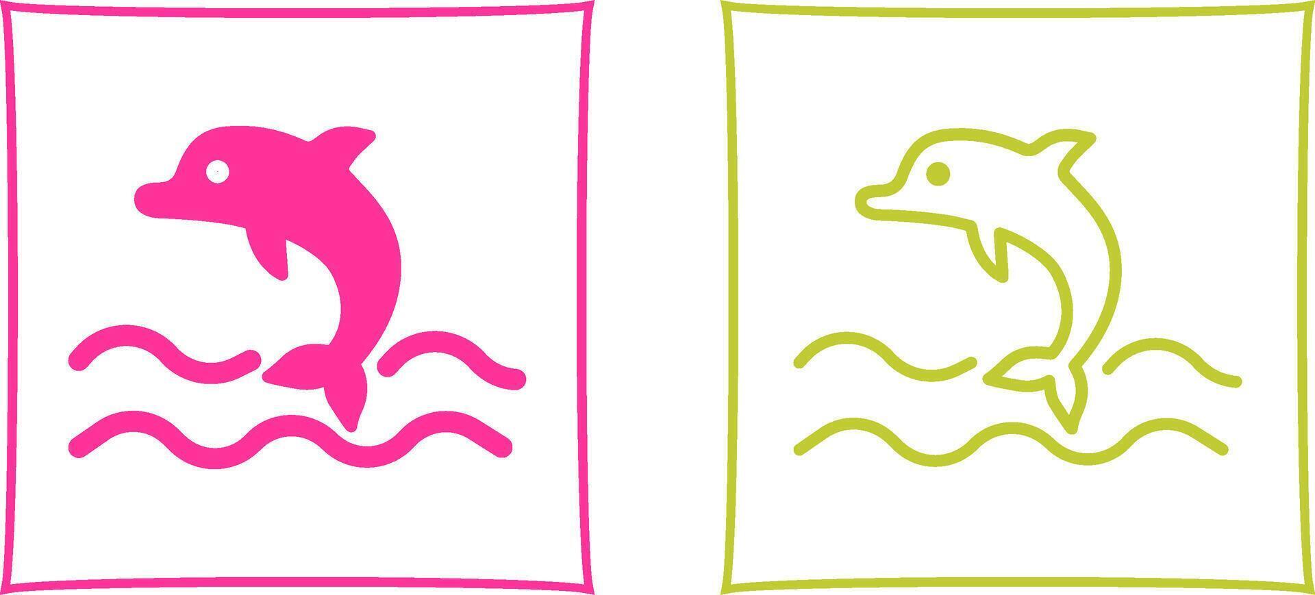 Dolphin Vector Icon